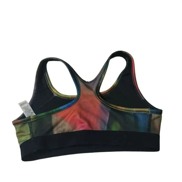 Nike Girls Training Sports Bra M Med Green Multicolor pre-owned. - Picture 2 of 4